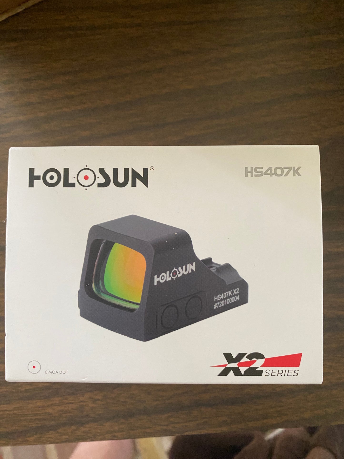 Holosun HS407K X2 Red Dot RMRcc footprint