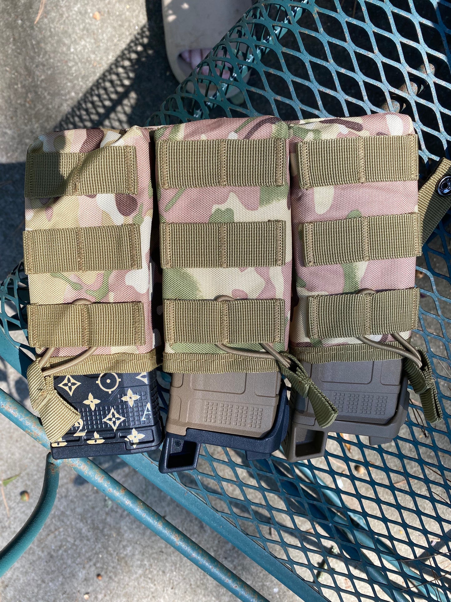 3 Mag MOLLE POUCH Multicam-ODG-Black