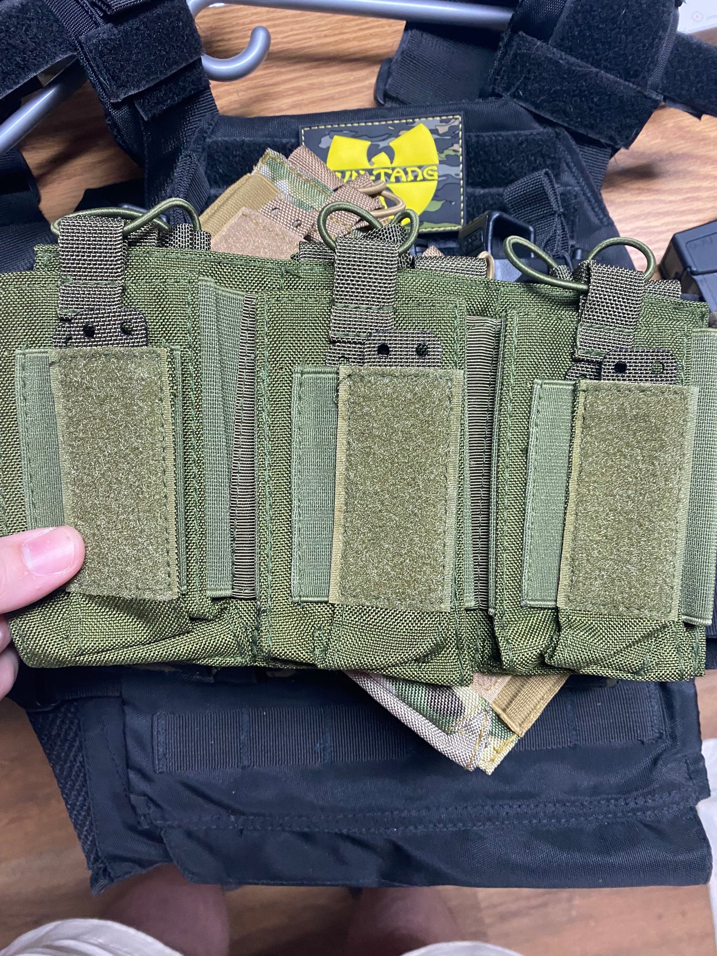 Triple High Speed Gear MOLLE M4/Pistol Mag Carriers (Multiple Colors)