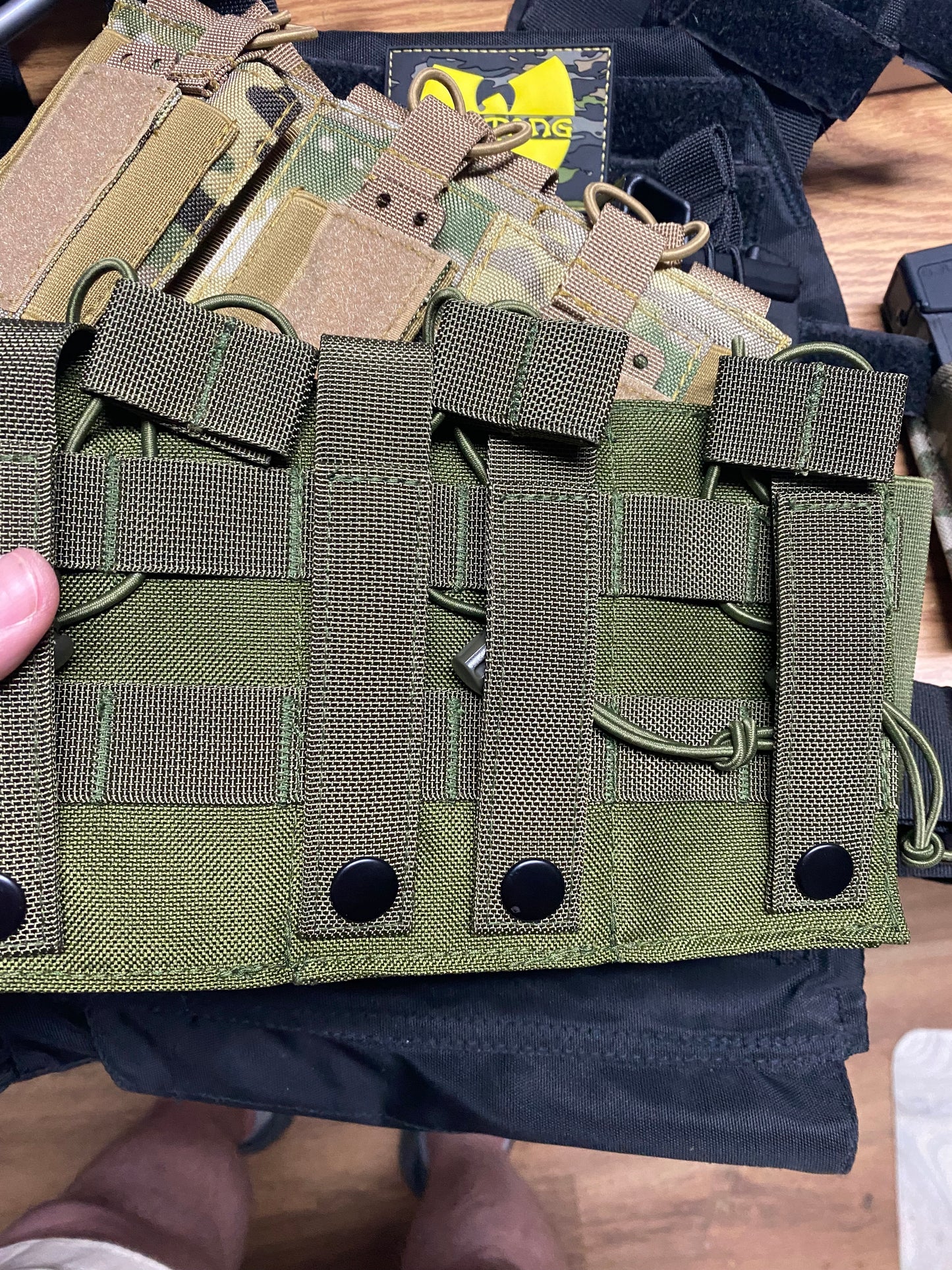 Triple High Speed Gear MOLLE M4/Pistol Mag Carriers (Multiple Colors)