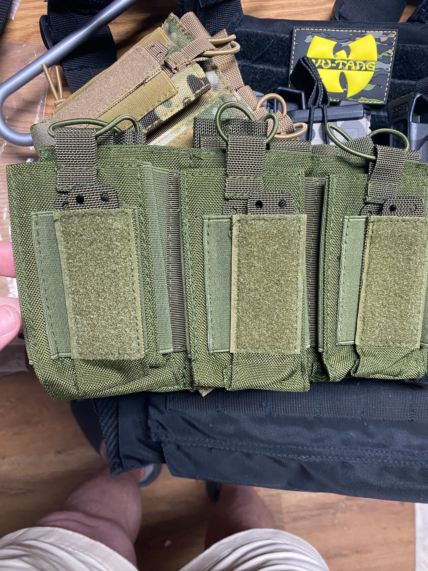 Triple High Speed Gear MOLLE M4/Pistol Mag Carriers (Multiple Colors)