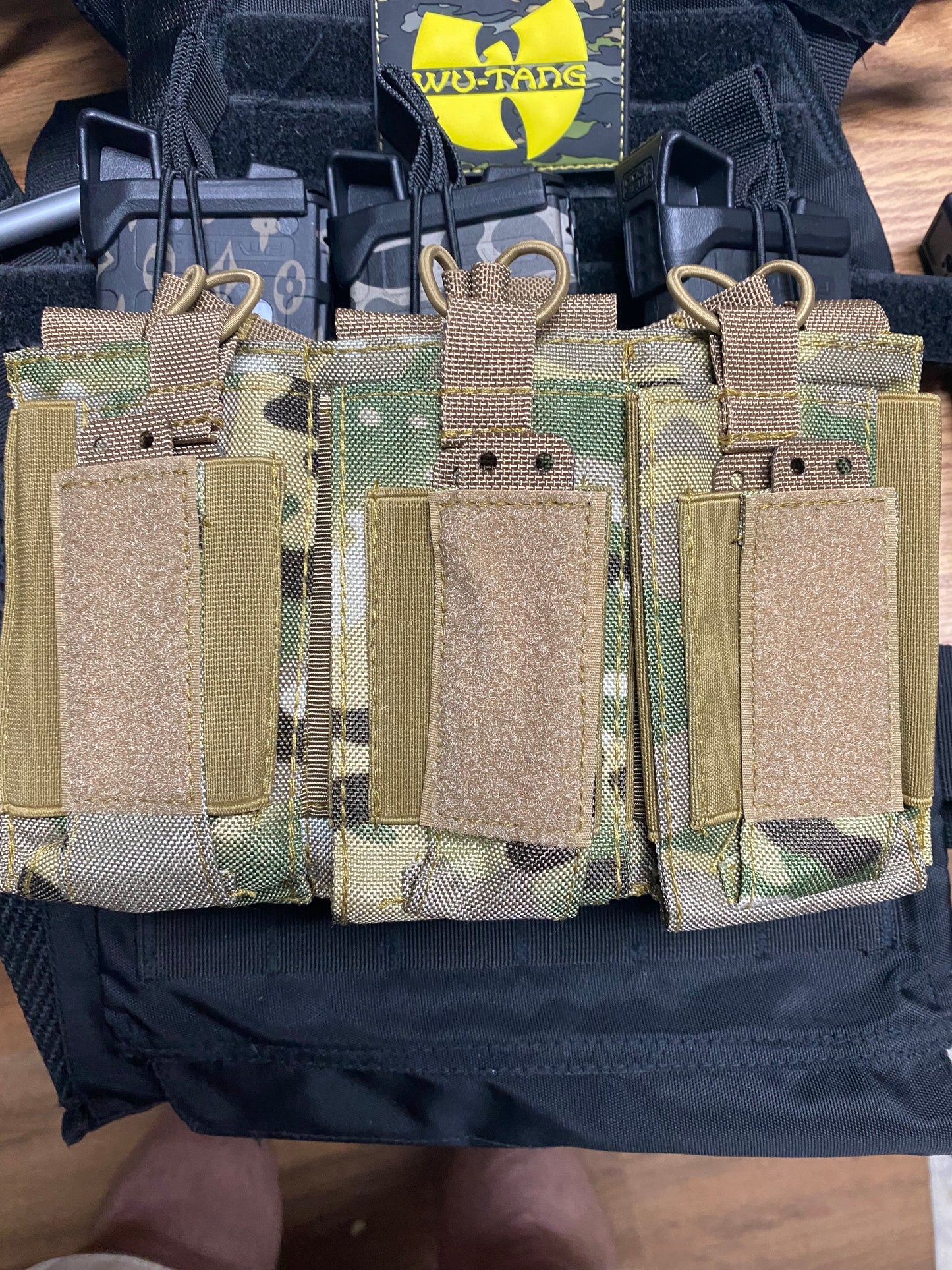 Triple High Speed Gear MOLLE M4/Pistol Mag Carriers (Multiple Colors)