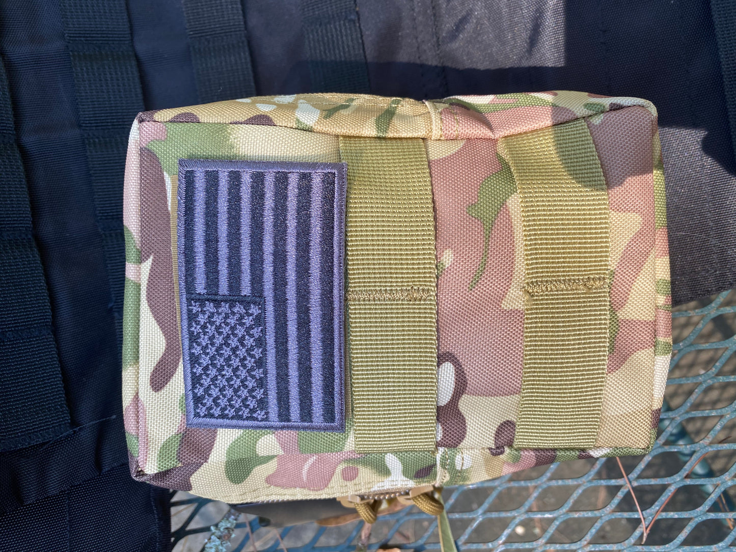 Multicam American Flag Patch ADMIN POUCHES