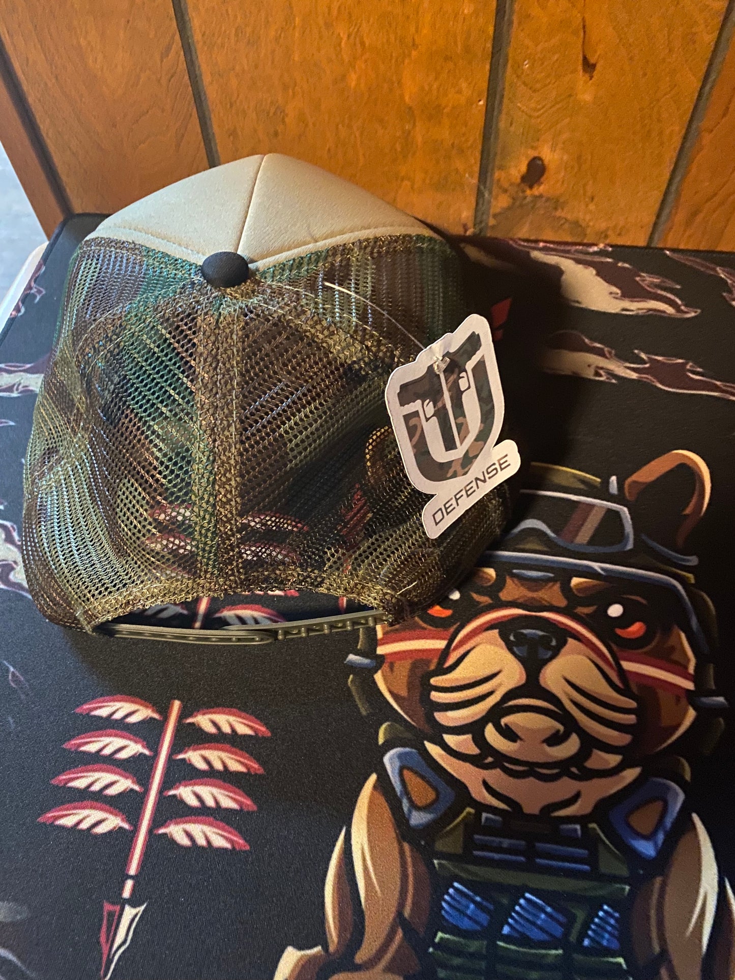 Foam Camo Trucker with Underdog Logo-Tri-Color