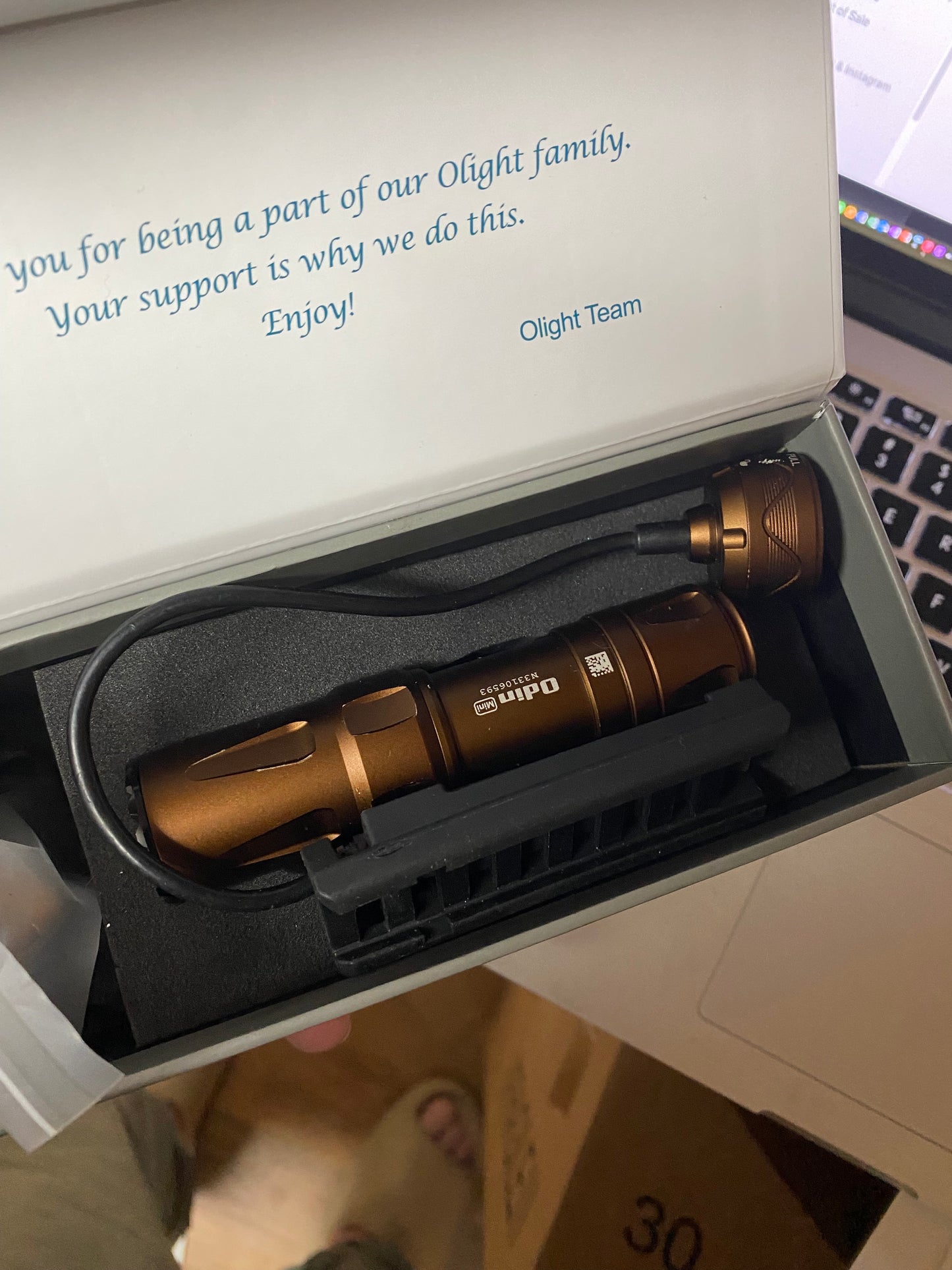 OLIGHT Odin Mini FDE (Open Box)